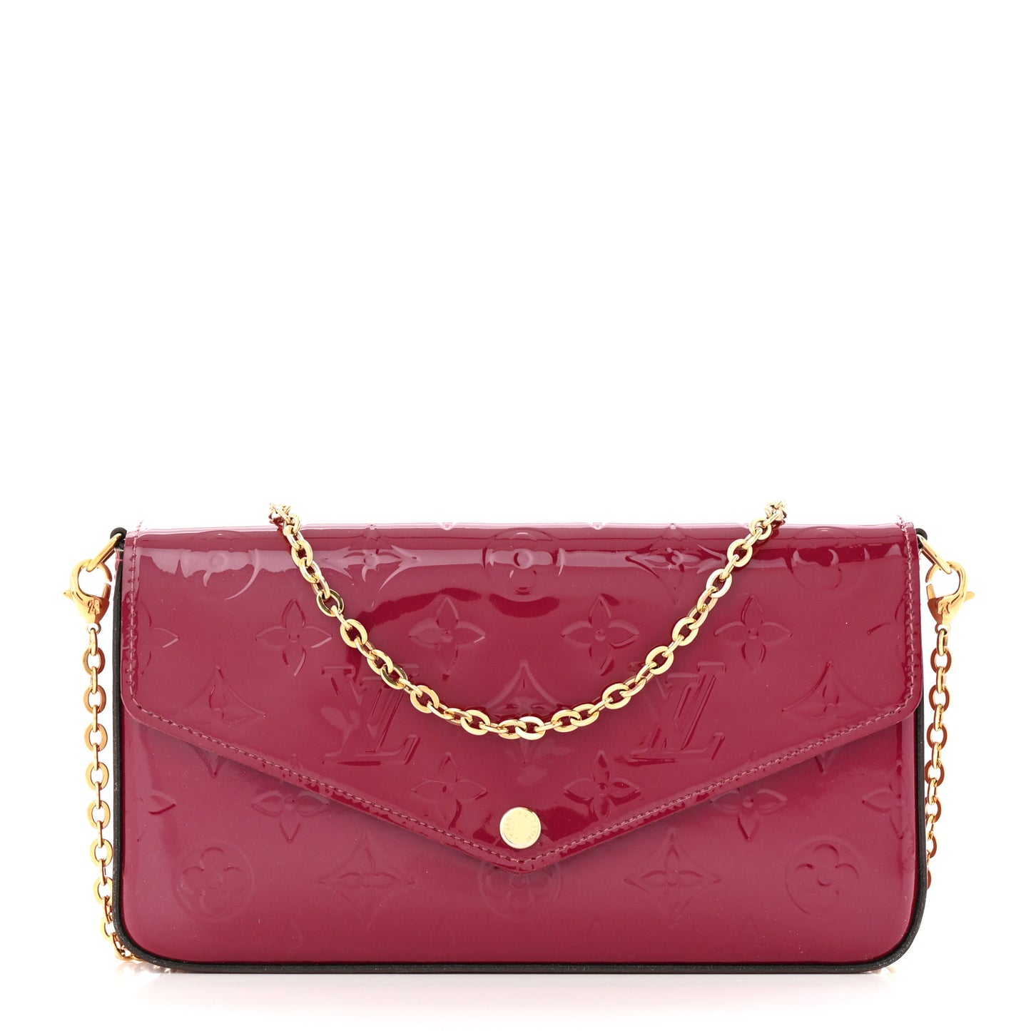 Vernis Felicie Chain Wallet Magenta