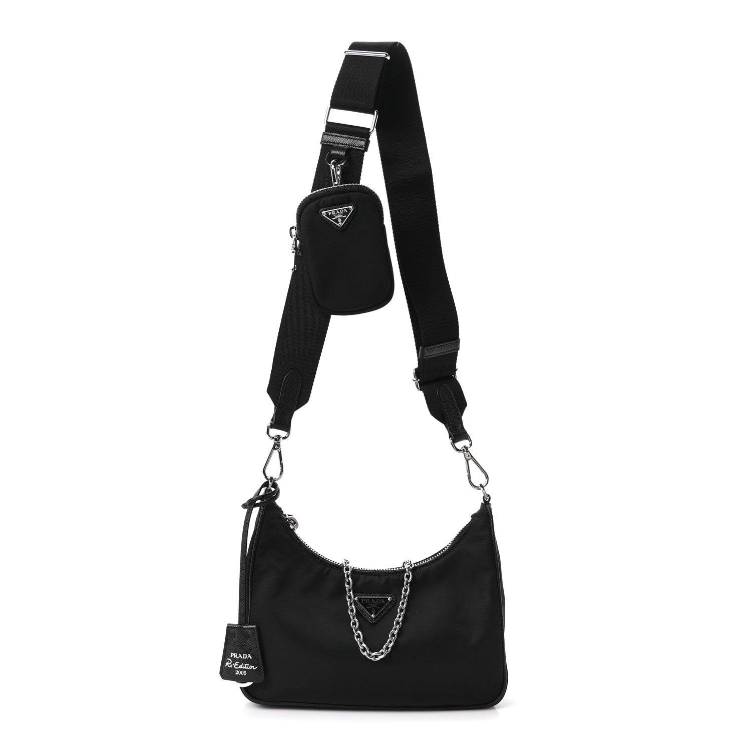 Prada Nylon Re-Edition 2005 Shoulder Bag Black 1 of 10