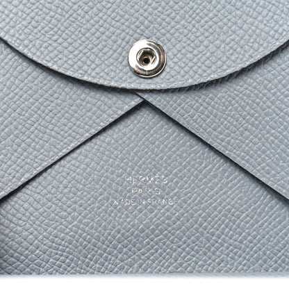 Hermes Epsom Calvi Duo Card Case Gris Pantin 6 of 7