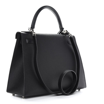 Hermes Epsom Kelly Sellier 28 Black 3 of 12