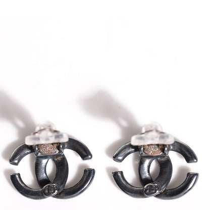 Chanel Ruthenium CC Clip On Earrings 3 of 5