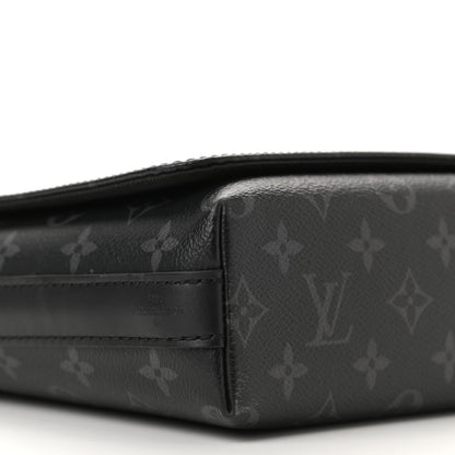 Louis Vuitton Monogram Eclipse District PM Black 8 of 9