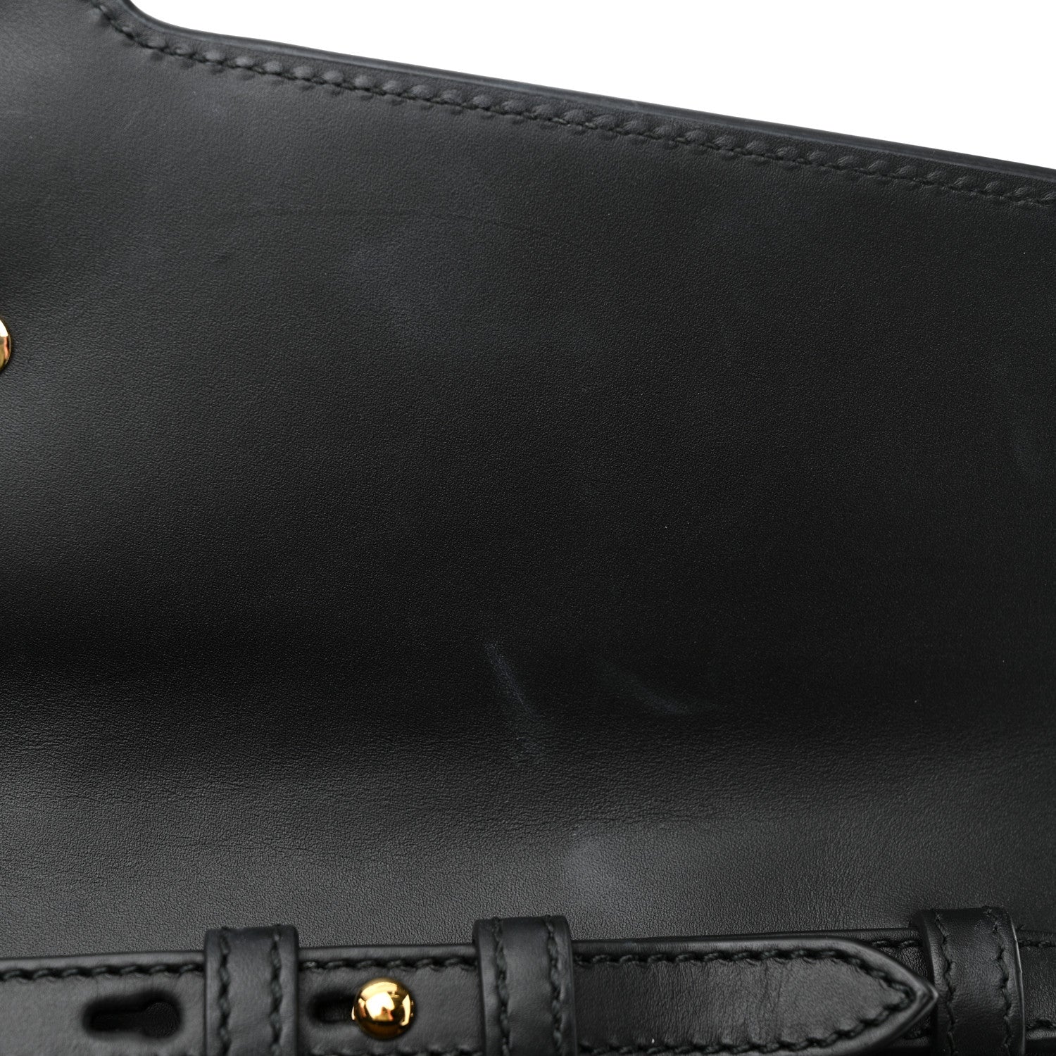 Gucci Calfskin Medium Sylvie Top Handle Bag Blue 12 of 16