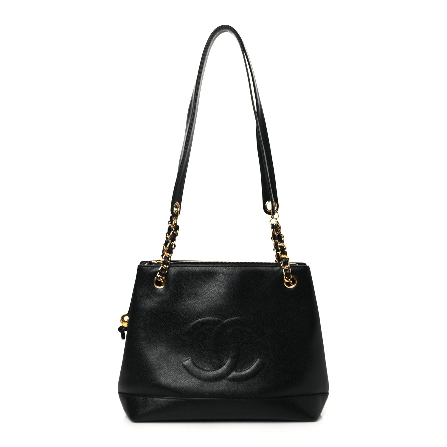 Chanel Caviar CC Shoulder Bag Black 1 of 9