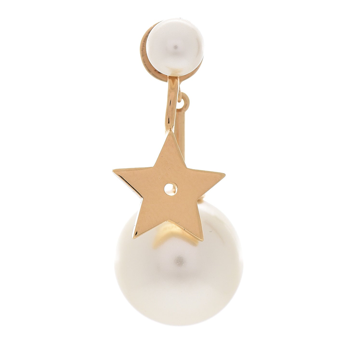 Pearl My ABCDior Tribales Etoile Earring Gold