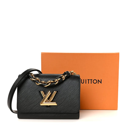 Louis Vuitton Epi Twist Braided Strap Shoulder Bag MM Black 11 of 11