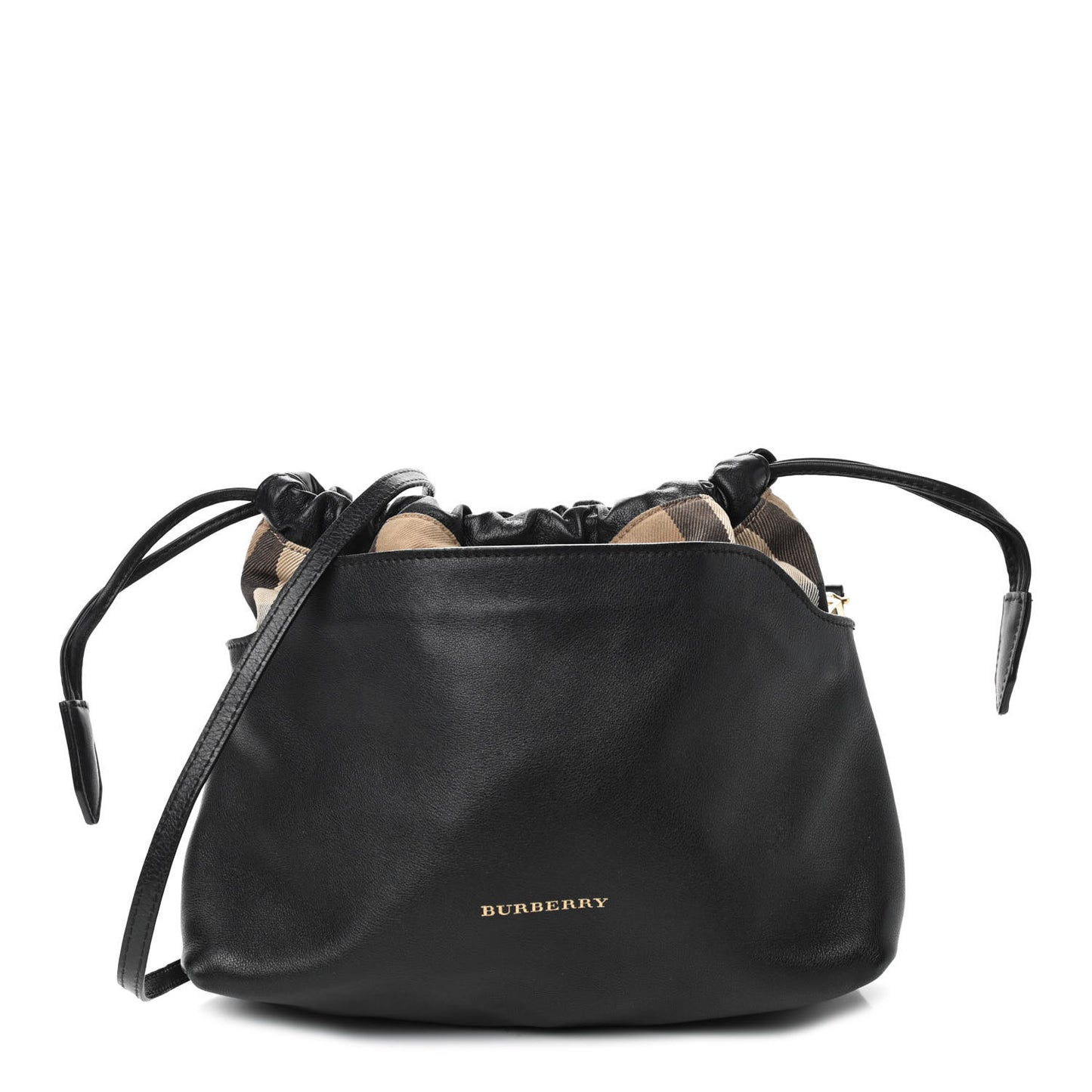 Calfskin House Check Little Crush Black