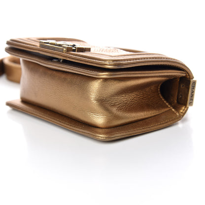Chanel Galuchat Stingray Mini Boy Flap Gold 11 of 11