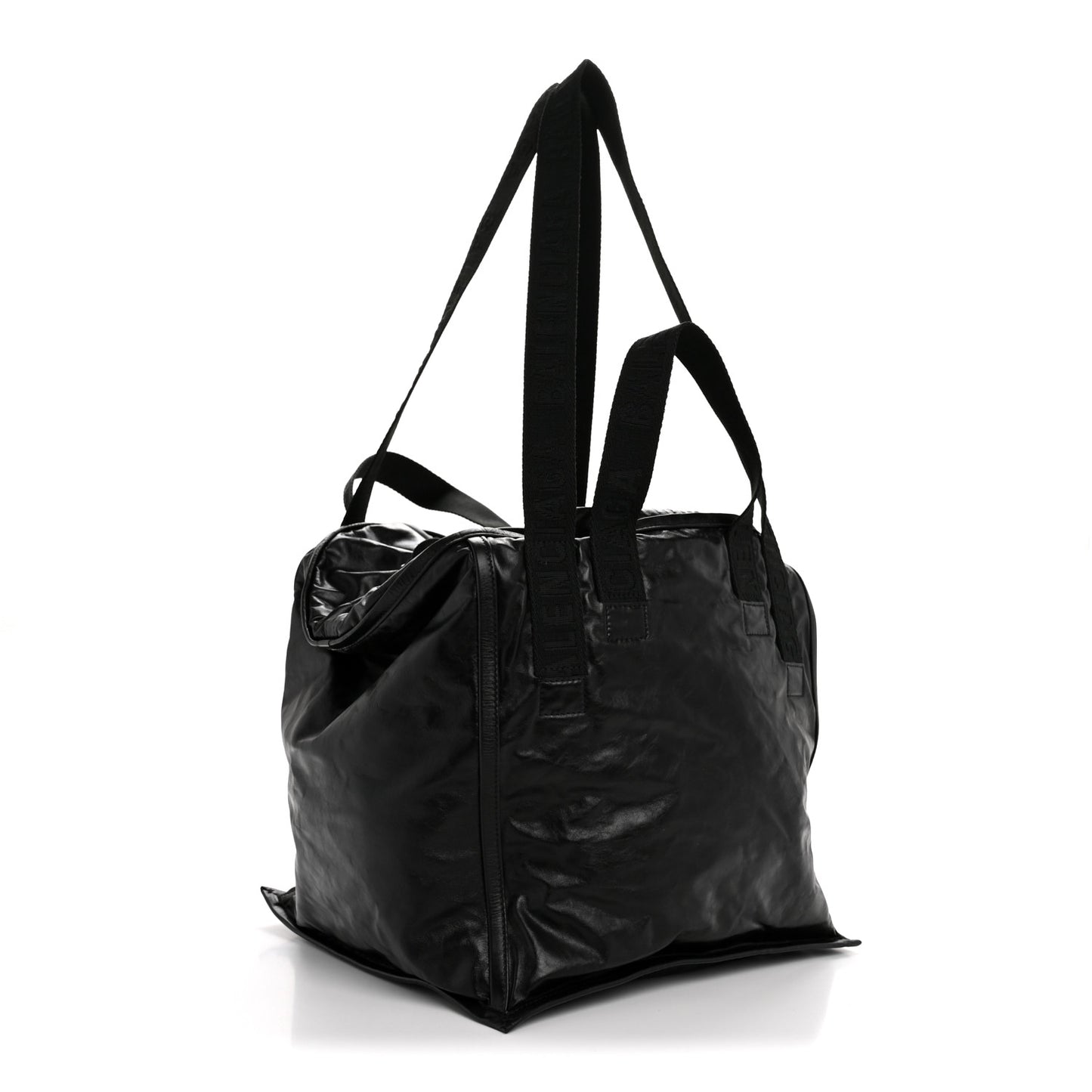 Calfskin Medium Cargo Tote  Black