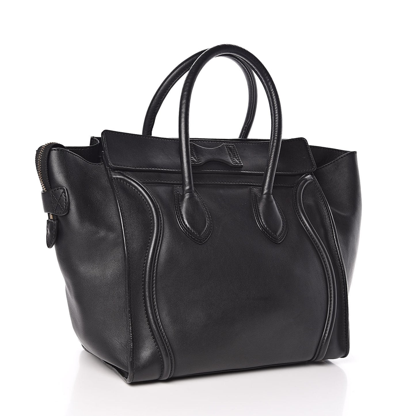 Smooth Calfskin Mini Luggage Black