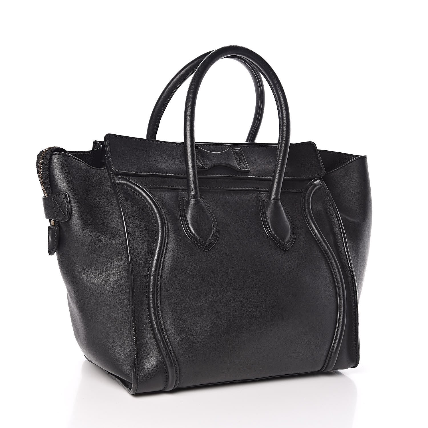 Celine Smooth Calfskin Mini Luggage Black 3 of 11
