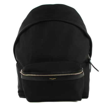 FASHIONPHILE SAINTLAURENTNylonClassicHuntingBackpackBlack 1 of 9