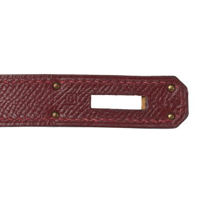 Hermes Epsom Kelly Sellier 32 Rouge H 7 of 22