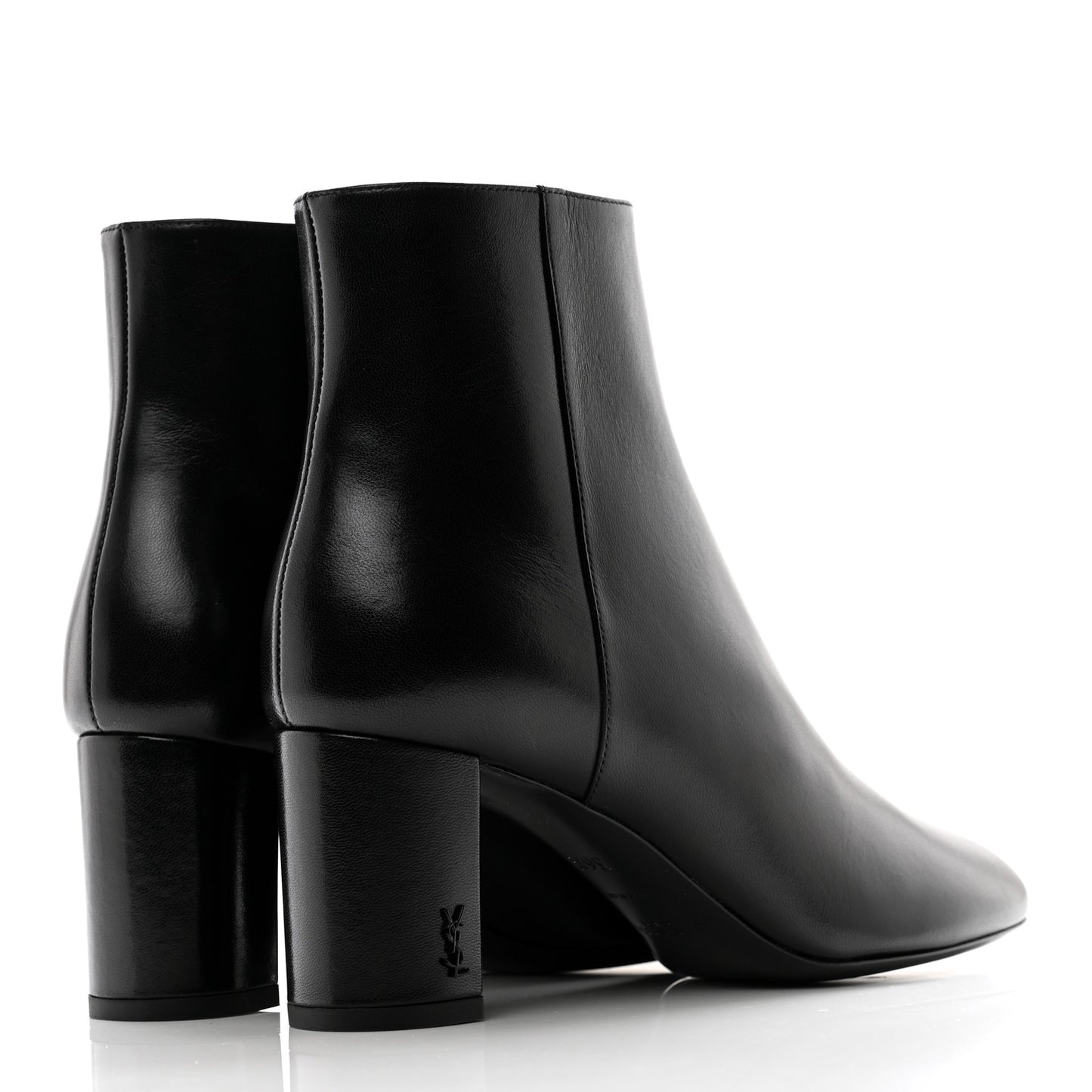 Nappa Vendome Loulou Ankle Zip Boot 36.5 Black