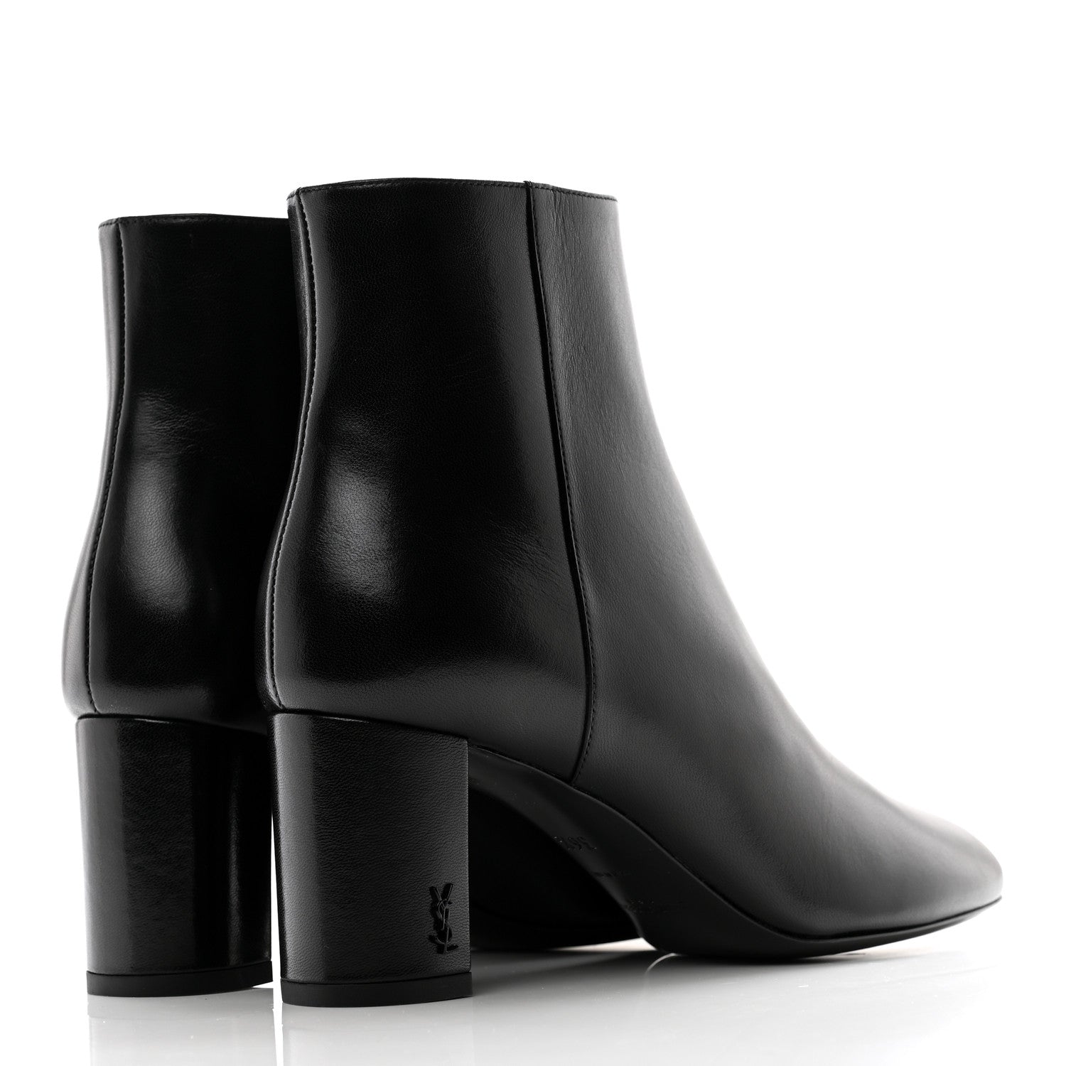 Saint Laurent Nappa Vendome Loulou Ankle Zip Boot 36.5 Black 4 of 9