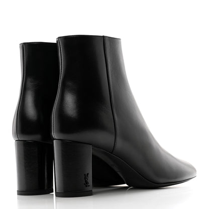 Saint Laurent Nappa Vendome Loulou Ankle Zip Boot 36.5 Black 4 of 9