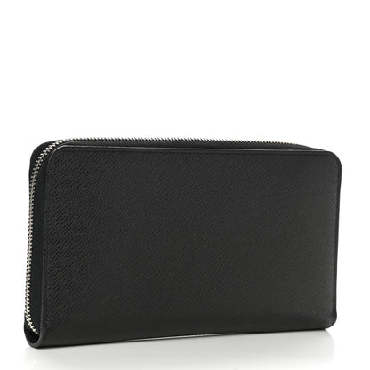 Louis Vuitton Taiga Zippy Organizer Wallet Black 3 of 8