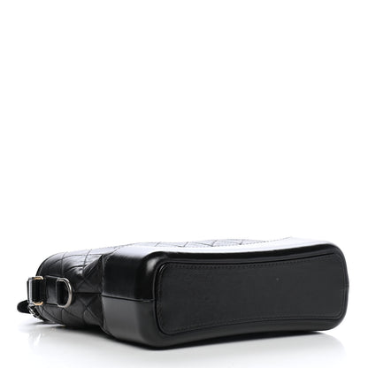 Chanel Aged Calfskin Quilted Medium Gabrielle Hobo Black 4 of 9