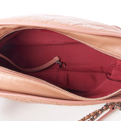 Chanel Aged Calfskin Quilted Medium Gabrielle Hobo Pink 5 of 9