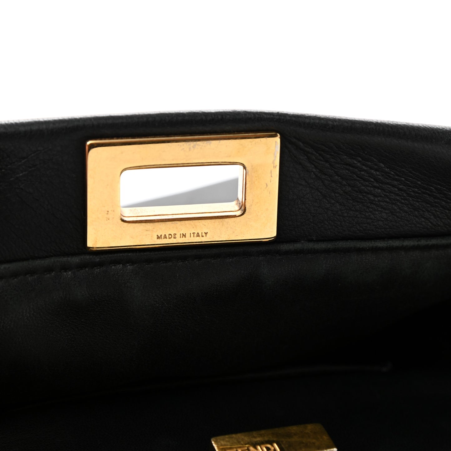 Nappa Mini Peekaboo Iconic Satchel Black