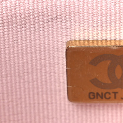 Chanel Caviar Quilted Crystal CC Wallet On Chain WOC Light Pink 8 of 11