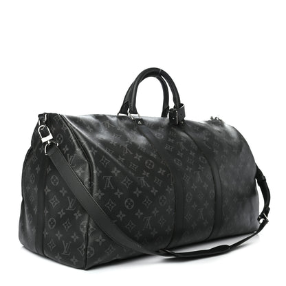 Louis Vuitton Monogram Eclipse Keepall Bandouliere 55 3 of 9