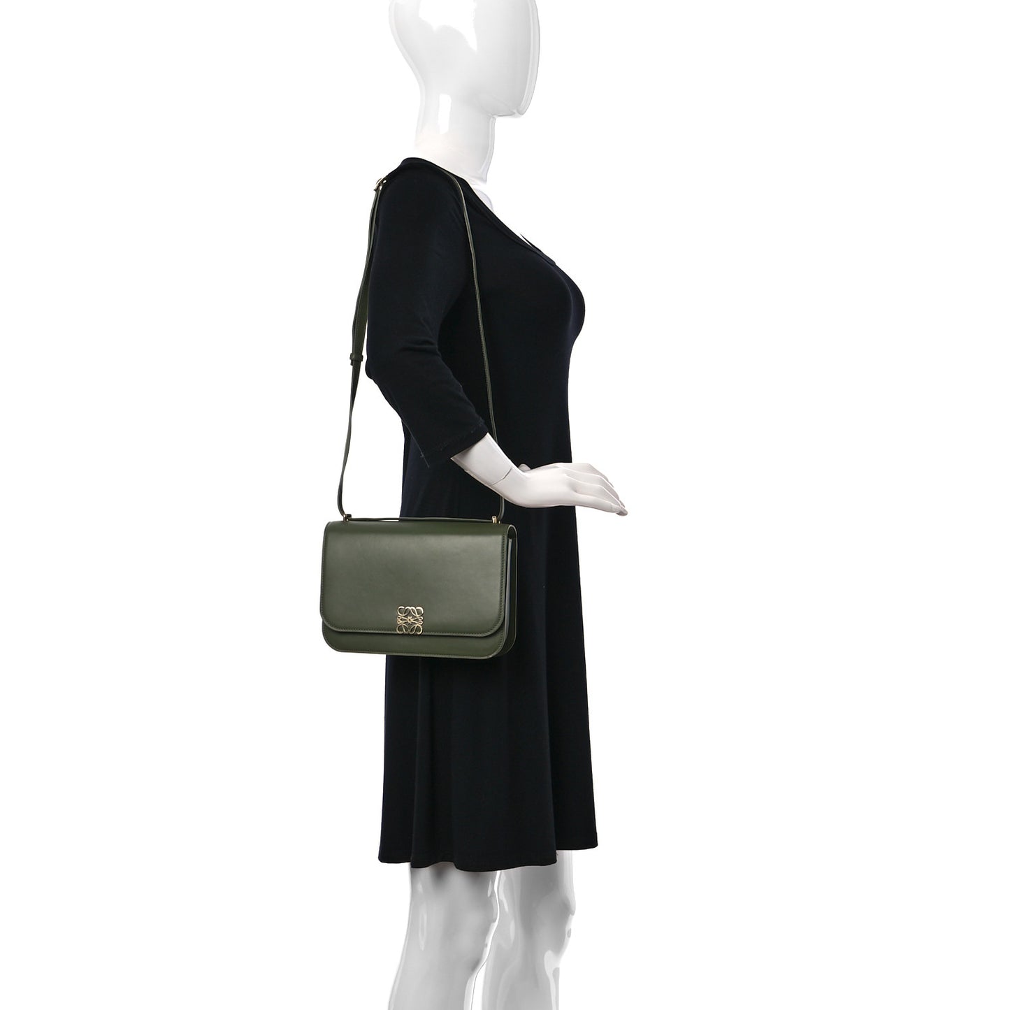 Silk Calfskin Goya Bag Avocado