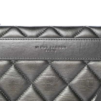 Chanel Metallic Lambskin Quilted Small Trendy CC Shopping Tote Grey 8 of 11