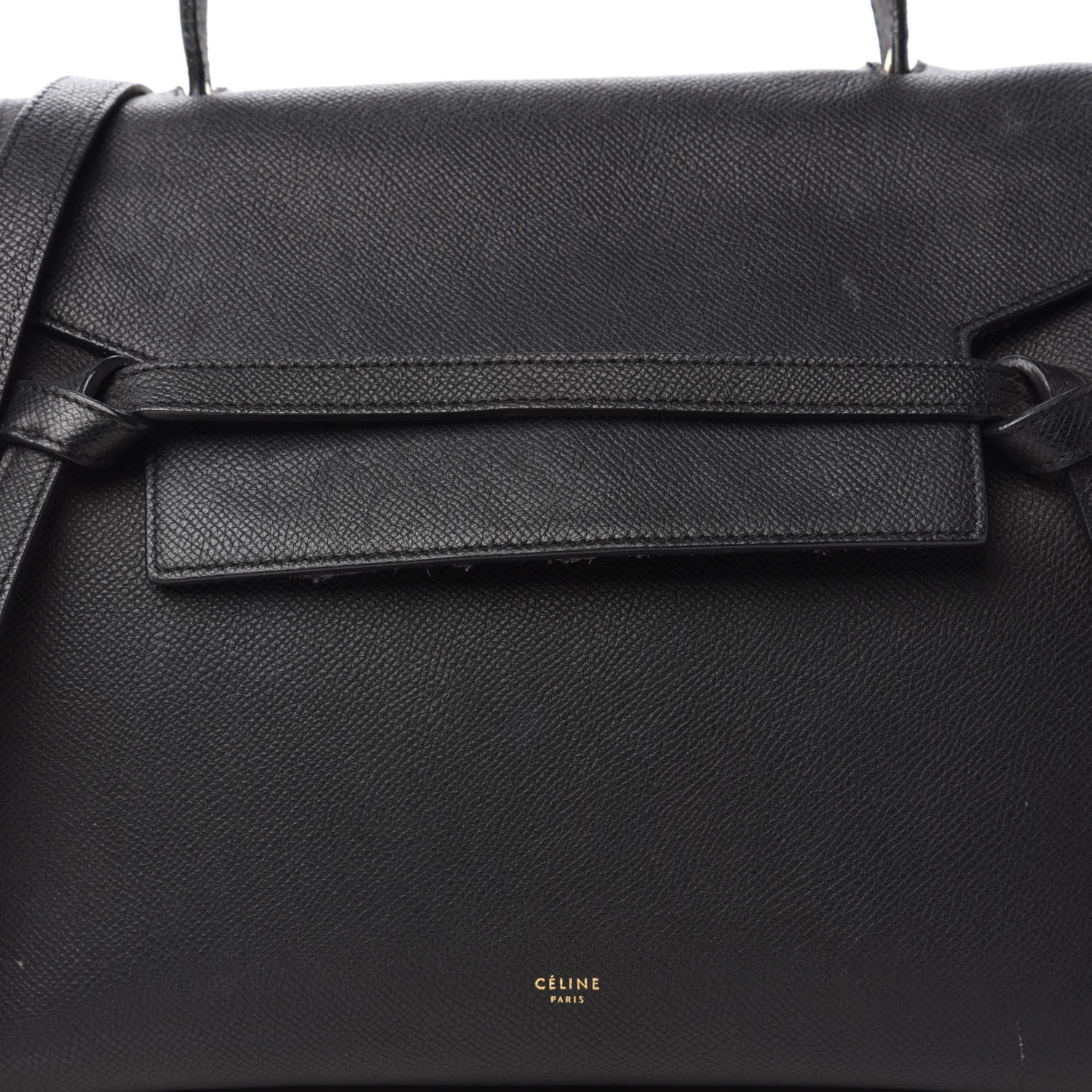 Celine Grained Calfskin Mini Belt Bag Black 9 of 10