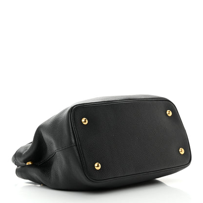 Prada Vitello Daino Tote Nero Black 4 of 23