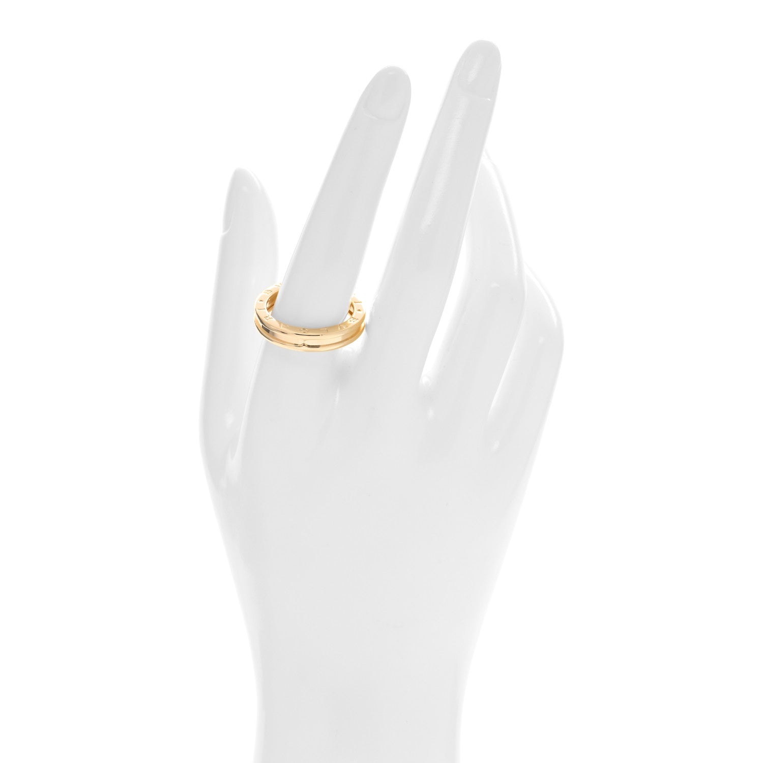 Bulgari 18K Yellow Gold B.Zero1 One-Band Ring 61 9.5 2 of 5