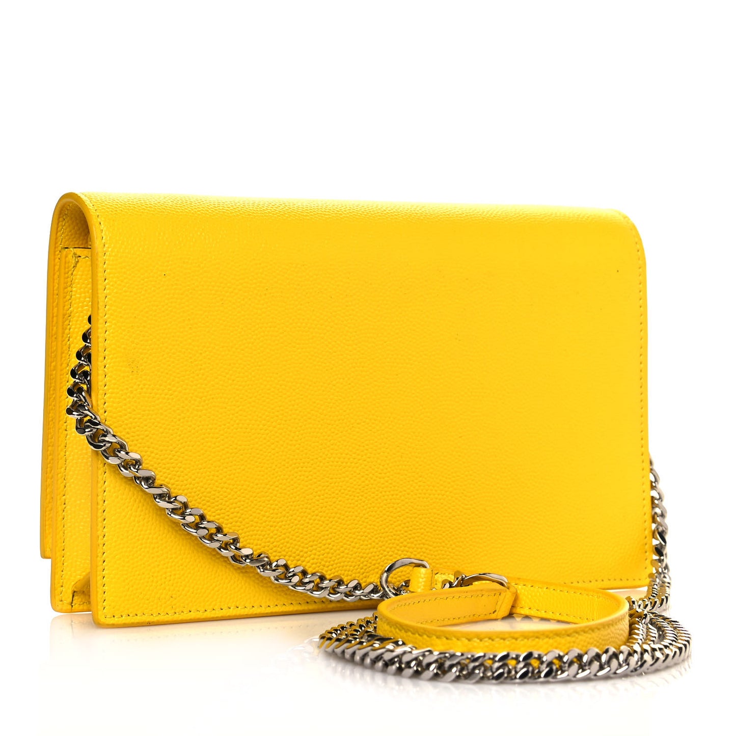 Grain De Poudre Classic Monogram Kate Tassel Chain Wallet Mimosa