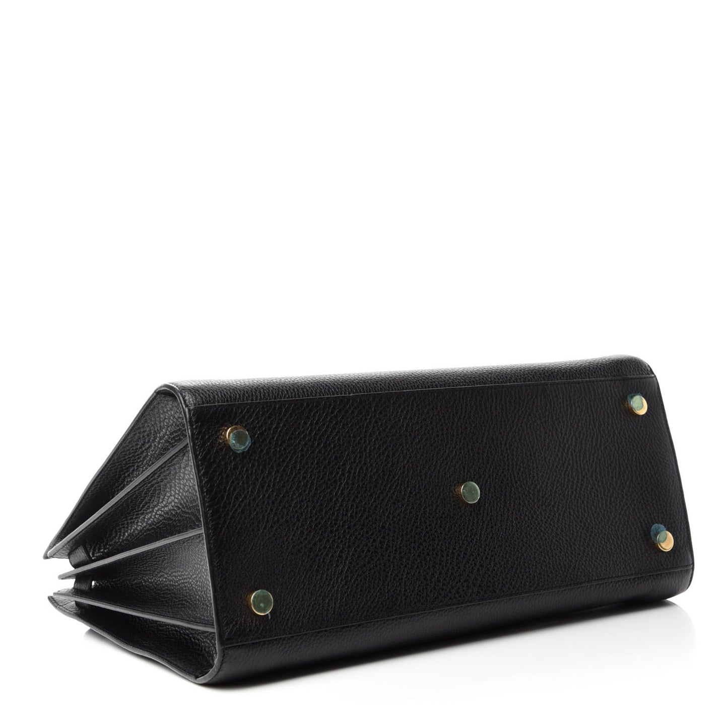 Grained Calfskin Large Sac De Jour Carryall Black