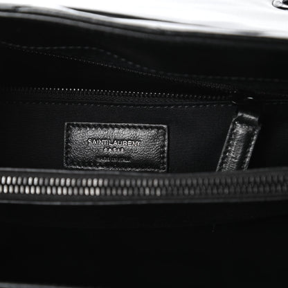 Saint Laurent Calfskin Y Quilted Monogram Medium Loulou Chain Satchel Black 8 of 10