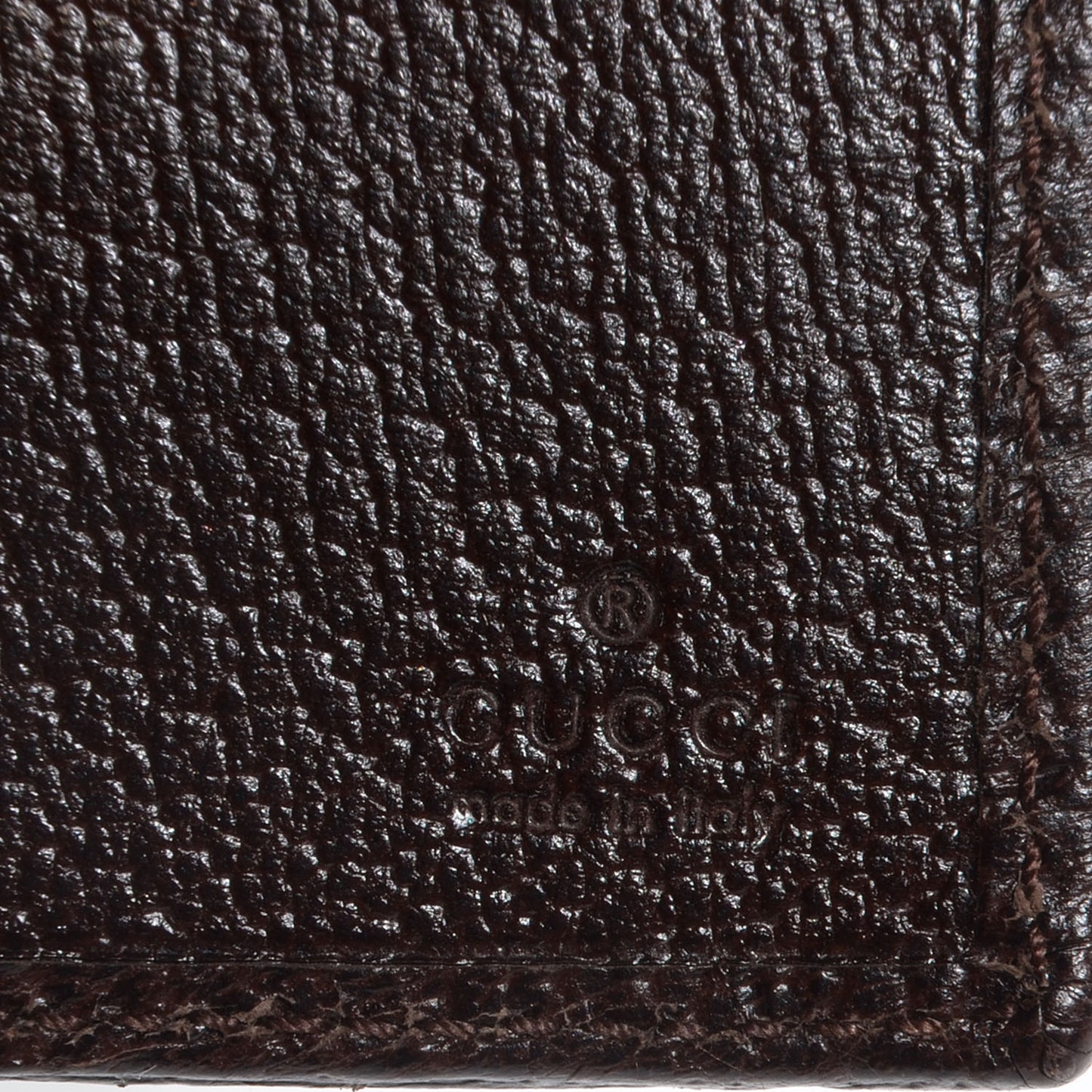 Monogram Calfskin Ladies Web Continental Wallet Beige Ebony Cocoa