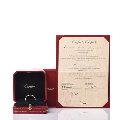 Cartier 18K Yellow Gold 5.5mm LOVE Ring 63 10.25 5 of 5