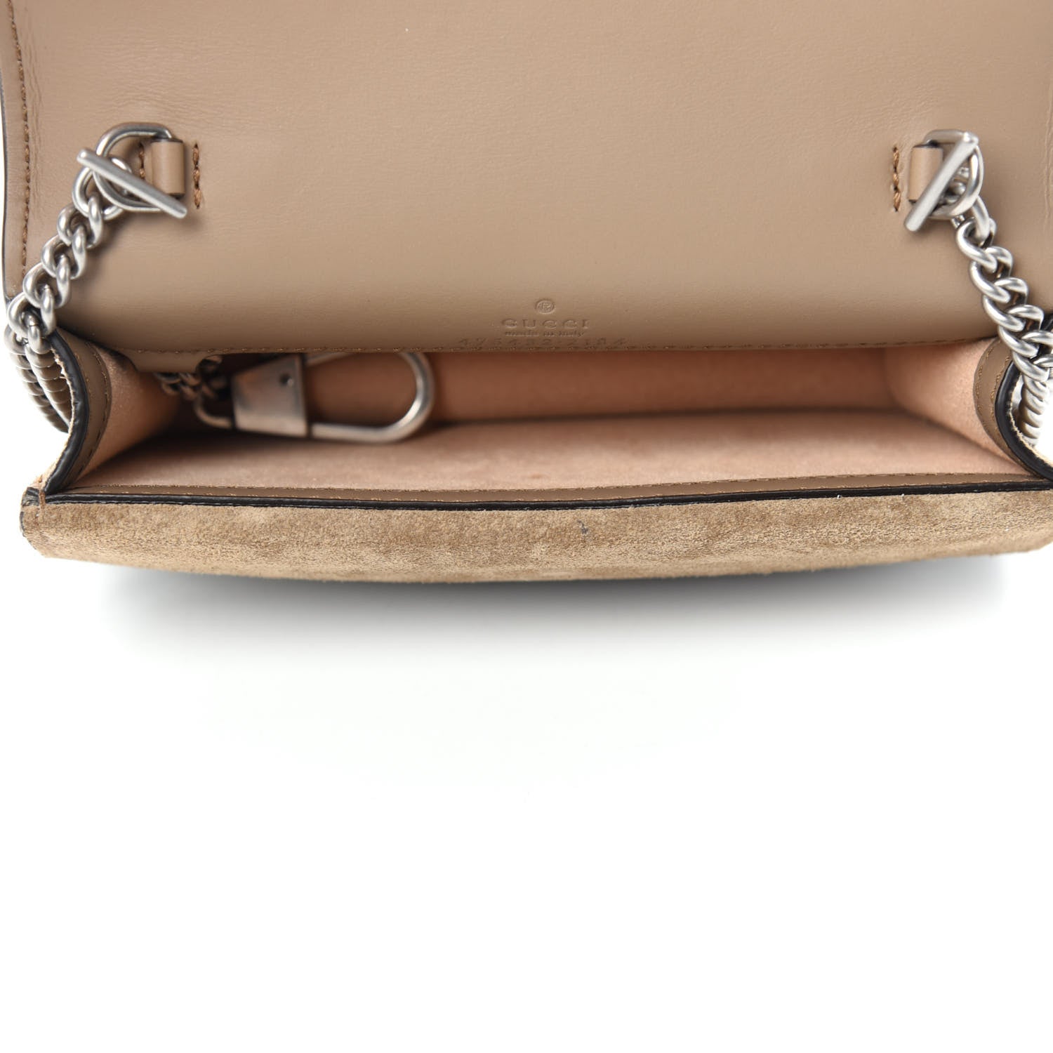 Gucci GG Supreme Monogram Super Mini Dionysus Shoulder Bag Taupe 5 of 10