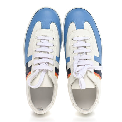 Hermes Epsom Boomerang Sneakers 36 Bleu Allure Multicolor 2 of 9