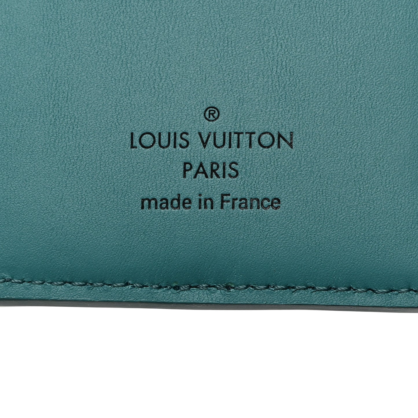 Damier Checkerboard Pocket Organizer Teal