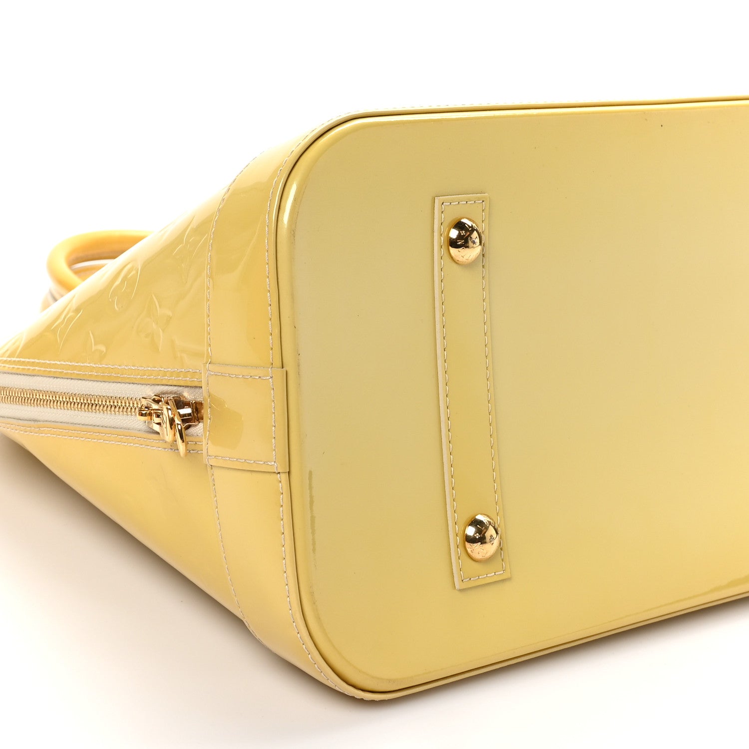 Louis Vuitton Vernis Alma GM Blanc Corail 8 of 9