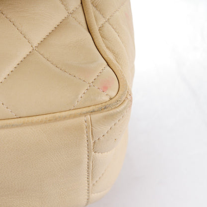 Chanel Lambskin Quilted Backpack Beige Clair 9 of 12