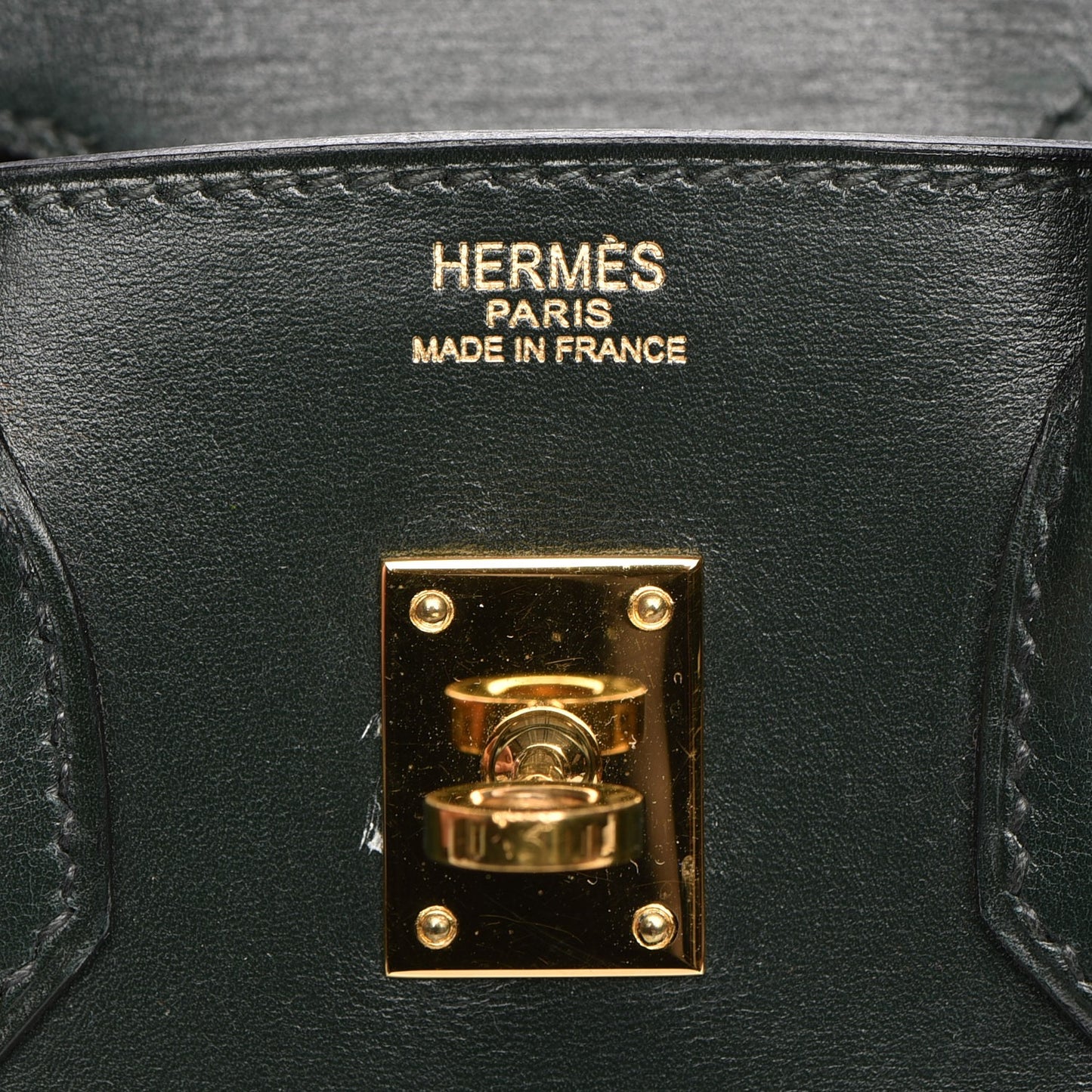 Box Birkin 25 Vert Fonce