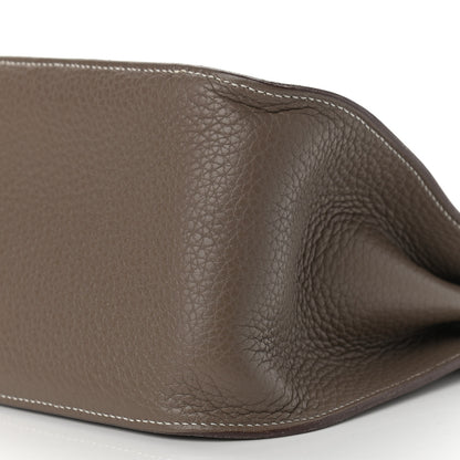 Hermes Taurillon Clemence Jypsiere 28 Etoupe 9 of 17