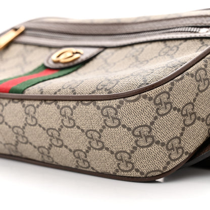 Gucci Soft GG Supreme Monogram Medium Ophidia Belt Bag Dark Brown 10 of 11