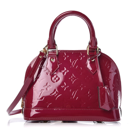 Louis Vuitton Vernis Alma BB Magenta 1 of 9
