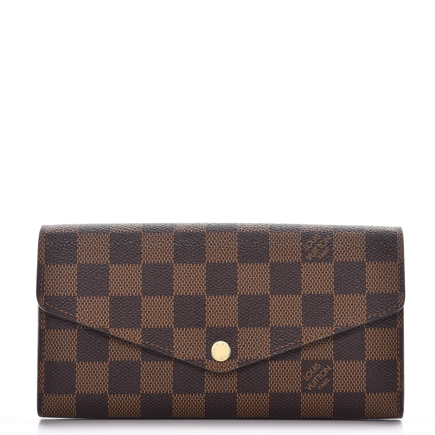 Louis Vuitton Damier Ebene Sarah Wallet NM 1 of 9