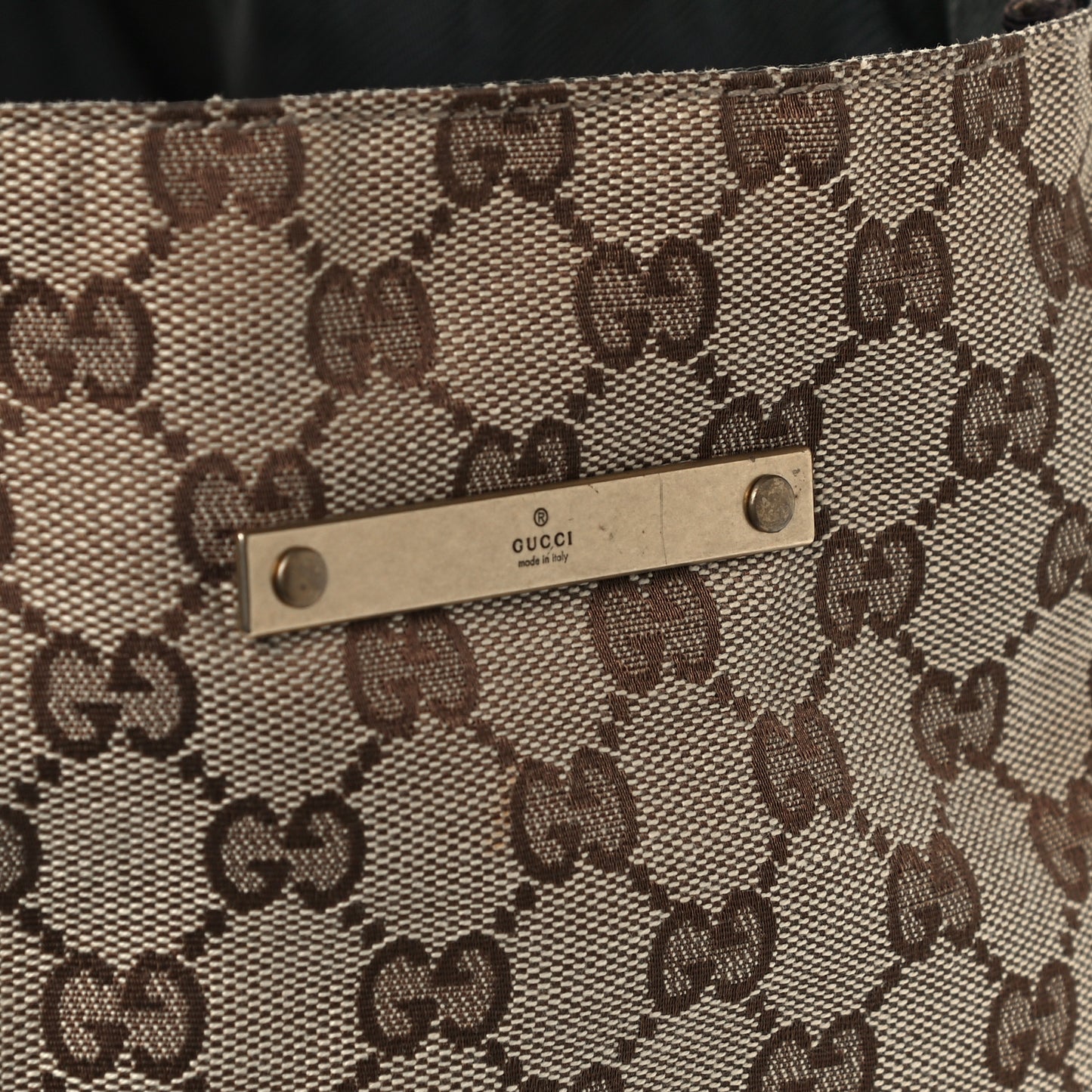 Monogram Web Dog Carrier Dark Brown