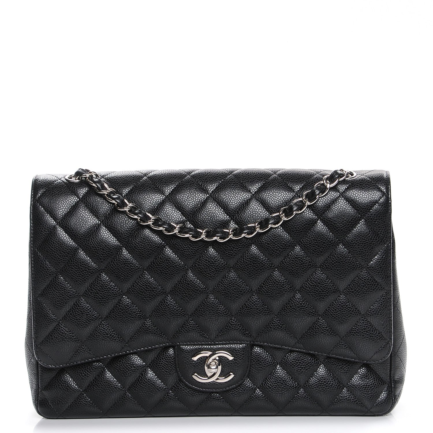 Chanel Caviar Quilted Maxi Double Flap Black 1 of 11