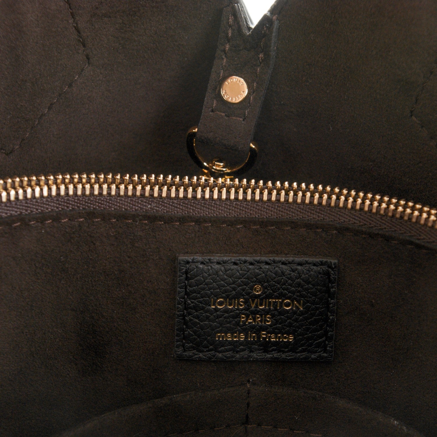 Louis Vuitton Calfskin Monogram Kimono Tote PM Black 7 of 8