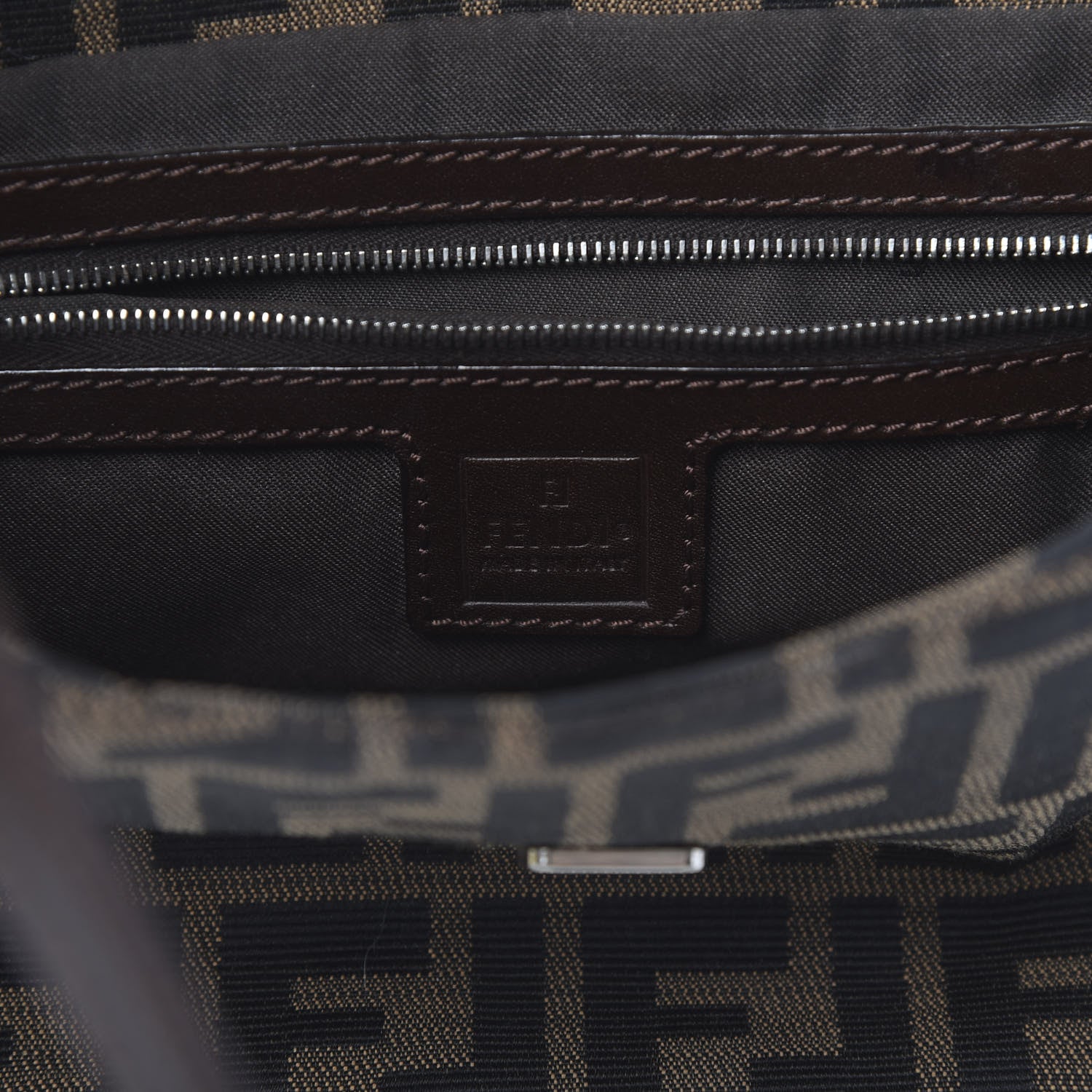 Fendi Zucca Tote Tobacco 5 of 12